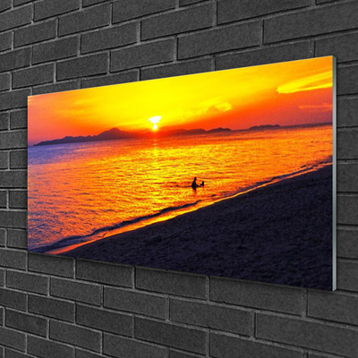 Bild på akrylglas Sea Sun Beach Landskap