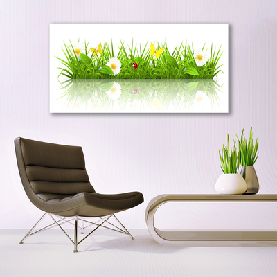 Akrylglastavla Gräs Naturväxt