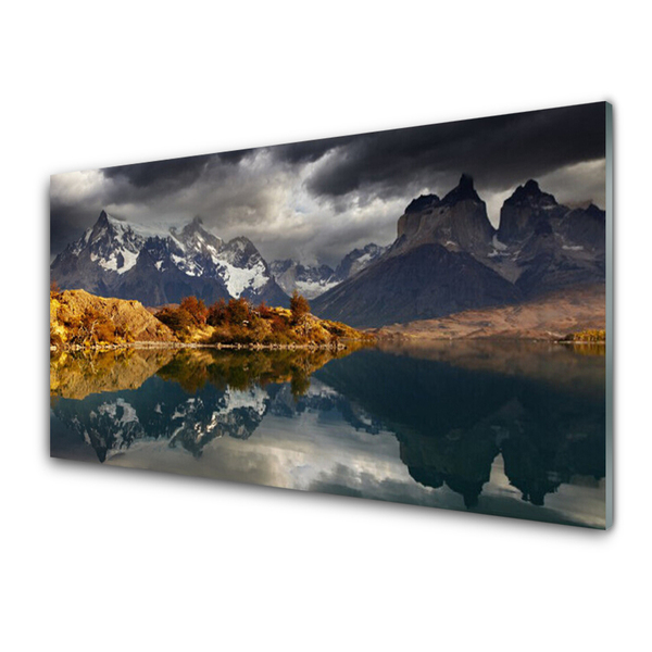 Bild på akrylglas Bergsjölandskap