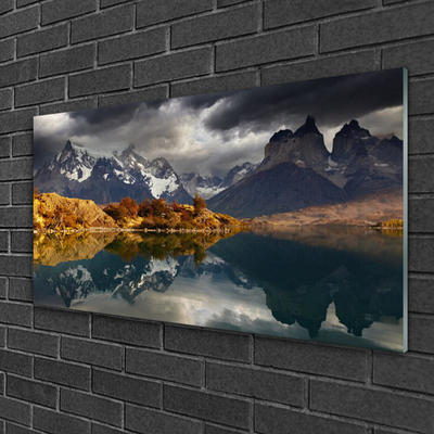 Bild på akrylglas Bergsjölandskap