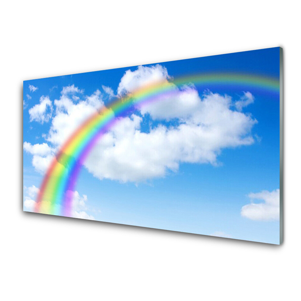 Plexiglas tavla Rainbow Sky Moln Natur