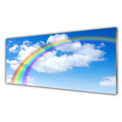 Plexiglas tavla Rainbow Sky Moln Natur