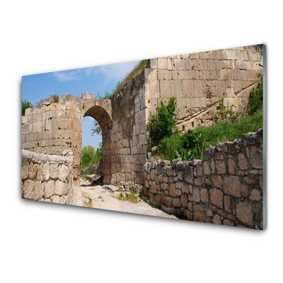 Tavla plexiglas Ruin arkitekturbyggnad