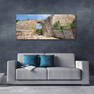 Tavla plexiglas Ruin arkitekturbyggnad