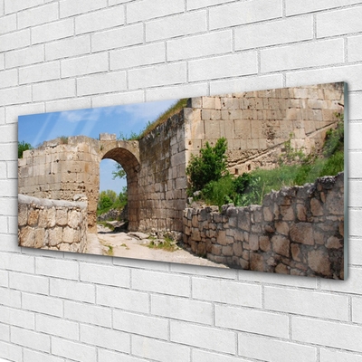 Tavla plexiglas Ruin arkitekturbyggnad