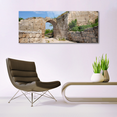 Tavla plexiglas Ruin arkitekturbyggnad