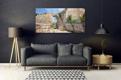 Tavla plexiglas Ruin arkitekturbyggnad