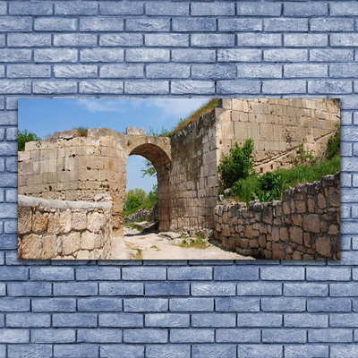 Tavla plexiglas Ruin arkitekturbyggnad