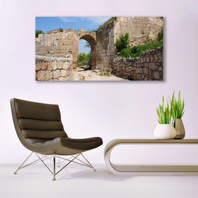 Tavla plexiglas Ruin arkitekturbyggnad