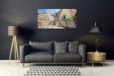 Tavla plexiglas Ruin arkitekturbyggnad