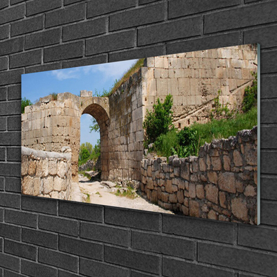 Tavla plexiglas Ruin arkitekturbyggnad
