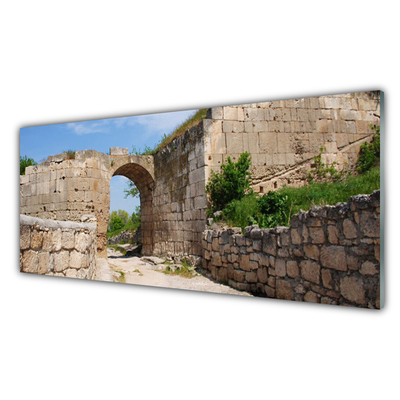Tavla plexiglas Ruin arkitekturbyggnad