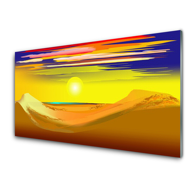 Plexiglas tavla Desert Sun Art