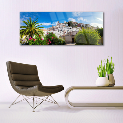 Plexiglas tavla Stadens Palma landskap