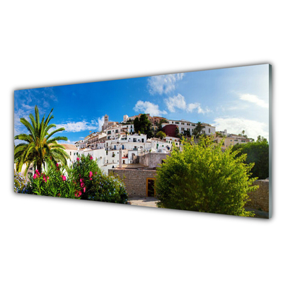 Plexiglas tavla Stadens Palma landskap