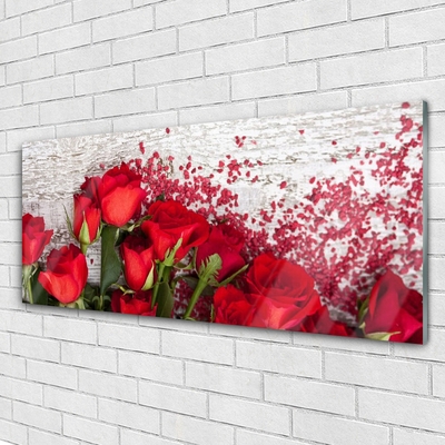 Akrylglas bild Roses Blommor Plant