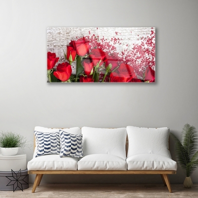 Akrylglas bild Roses Blommor Plant