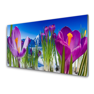 Akrylglastavla Blommor Växtnatur