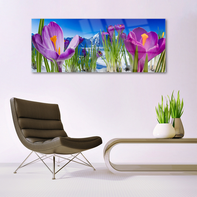 Akrylglastavla Blommor Växtnatur