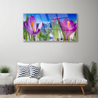 Akrylglastavla Blommor Växtnatur