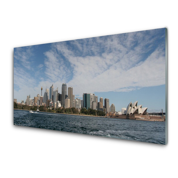 Plexiglas tavla City Sea Houses Sydney