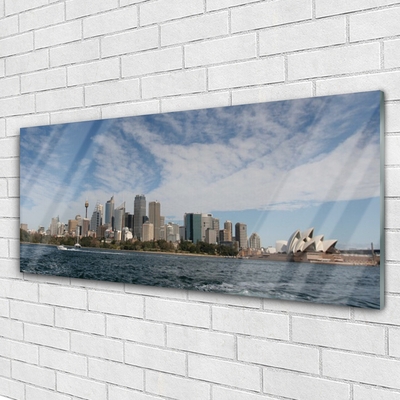 Plexiglas tavla City Sea Houses Sydney