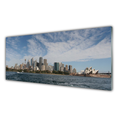 Plexiglas tavla City Sea Houses Sydney