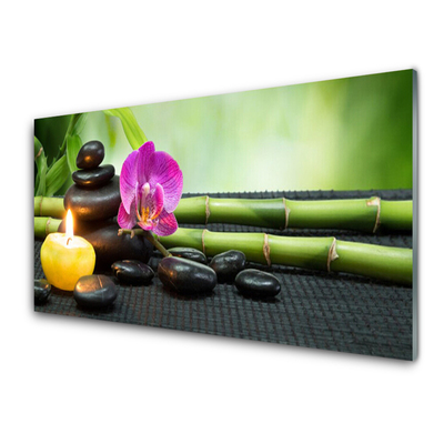 Plexiglas tavla Bamboo Flower Zen Spa