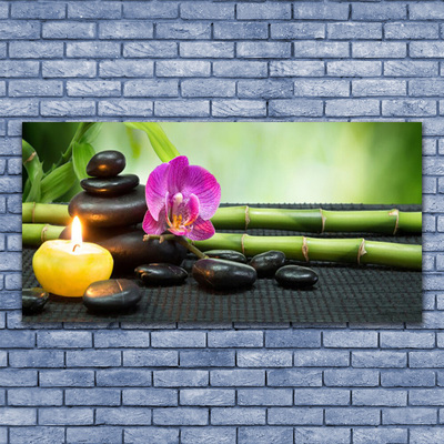 Plexiglas tavla Bamboo Flower Zen Spa