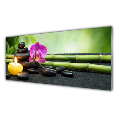 Plexiglas tavla Bamboo Flower Zen Spa