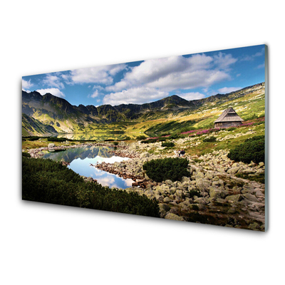 Tavla plexiglas Bergsjölandskap