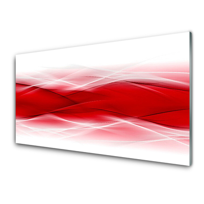 Tavla plexiglas Abstrakt vågkonst