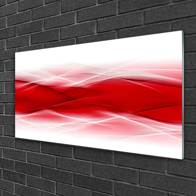 Tavla plexiglas Abstrakt vågkonst