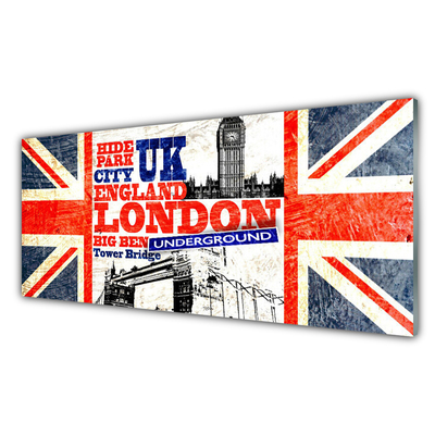 Stänkpanel London flagga konst