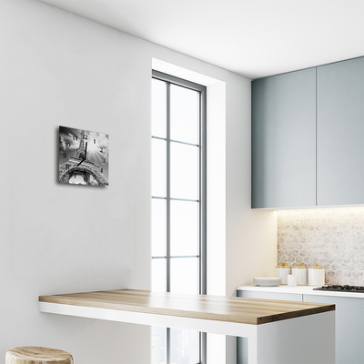 Fyrkantig glasklocka Eiffeltornet i Paris