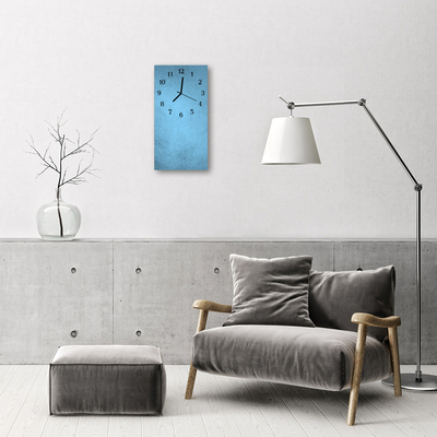 Vertikal glasklocka Art Blue frusen blå