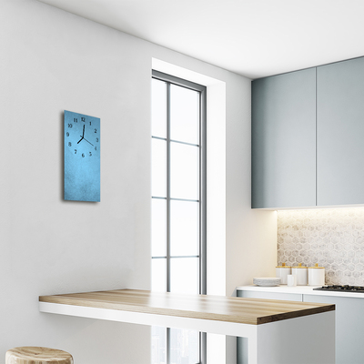 Vertikal glasklocka Art Blue frusen blå