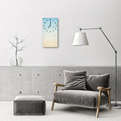 Vertikal glasklocka Art Sky pastellblått