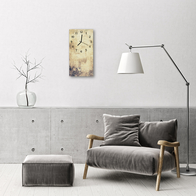 Vertikal glasklocka Beige canvas