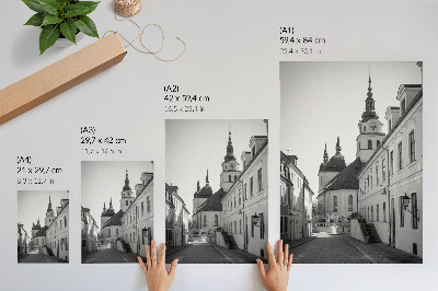 Hållbar väggposter Historiska byggnader, elegans, arkitektoniska detaljer