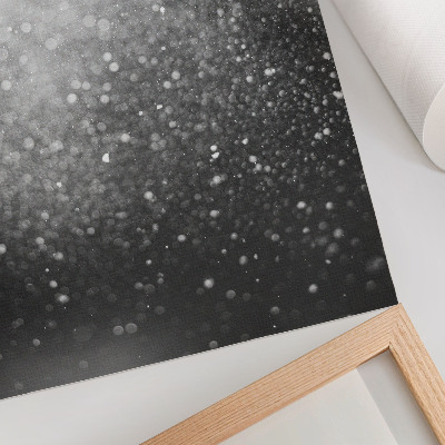 Hållbar väggposter Subtil ljusgrå bokeh-delikatess