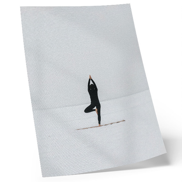 Poster Minimalism figur yoga fred harmoni