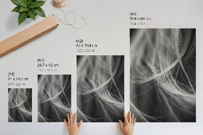 Hållbar väggposter Fina linjer abstrakt modern stil