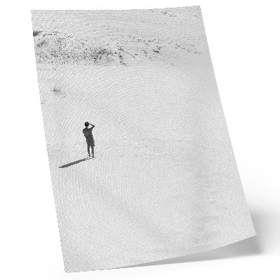 Affisch Minimalism ensamhet utrymme fred.