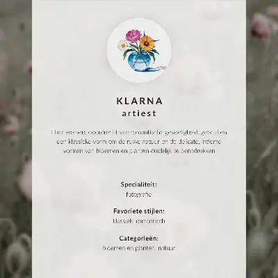 Affisch pastellfärgad vallmo med romantisk atmosfär och subtila blommor