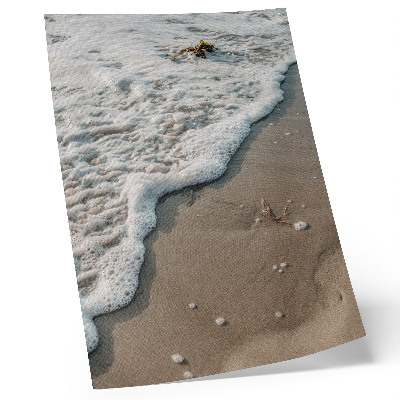 Hållbar väggposter Sand, vatten, delikatess, harmoni