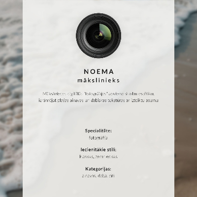 Hållbar väggposter Sand, vatten, delikatess, harmoni