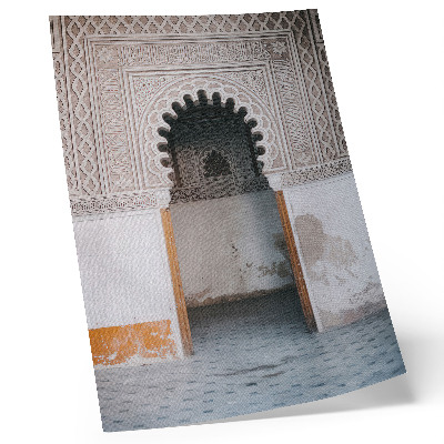 Hållbar väggposter Orientaliska dekorationer och väggsymmetri