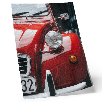 Hållbar väggposter Klassisk bil, uttrycksfulla detaljer, retroatmosfär