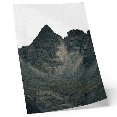 Poster Majestätiska bergstoppar, rå natur